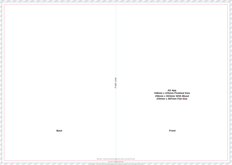 A4 Half Fold Menu - Image 2