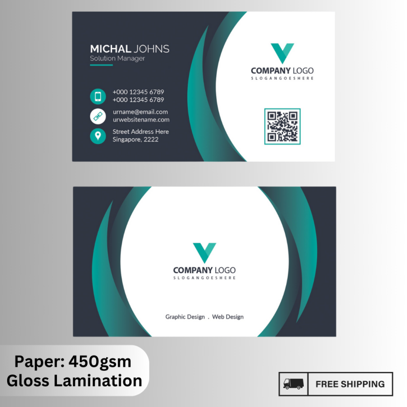 Gloss Laminated Business Cards
